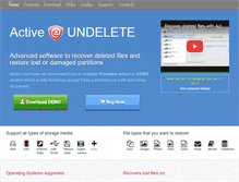 Tablet Screenshot of active-undelete.com